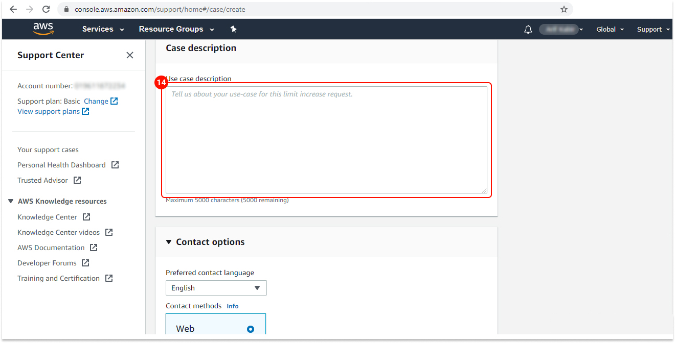Write about the case description.
