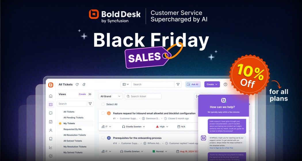 BFCM deals from BoldDesk Software