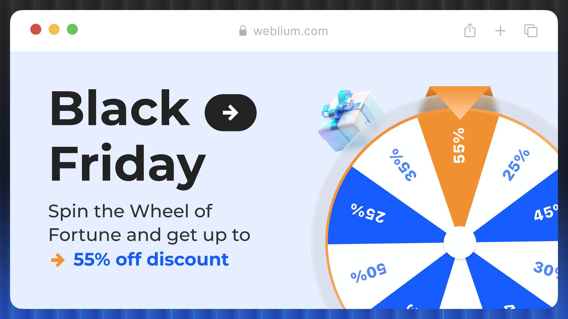 Black Friday Cyber Monday deals from Weblium