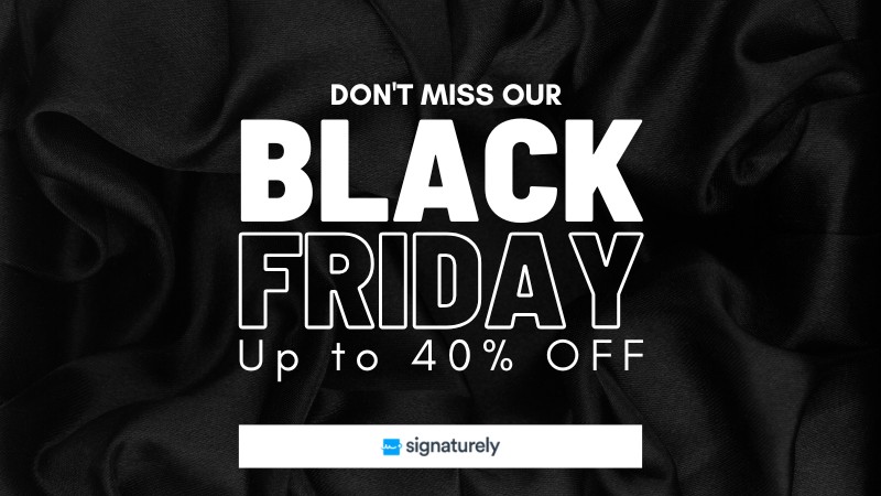 Black Friday deals from Signaturely
