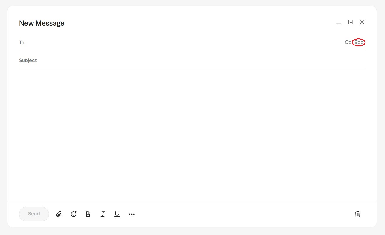 How to hide email recipients in Yahoo Mail
