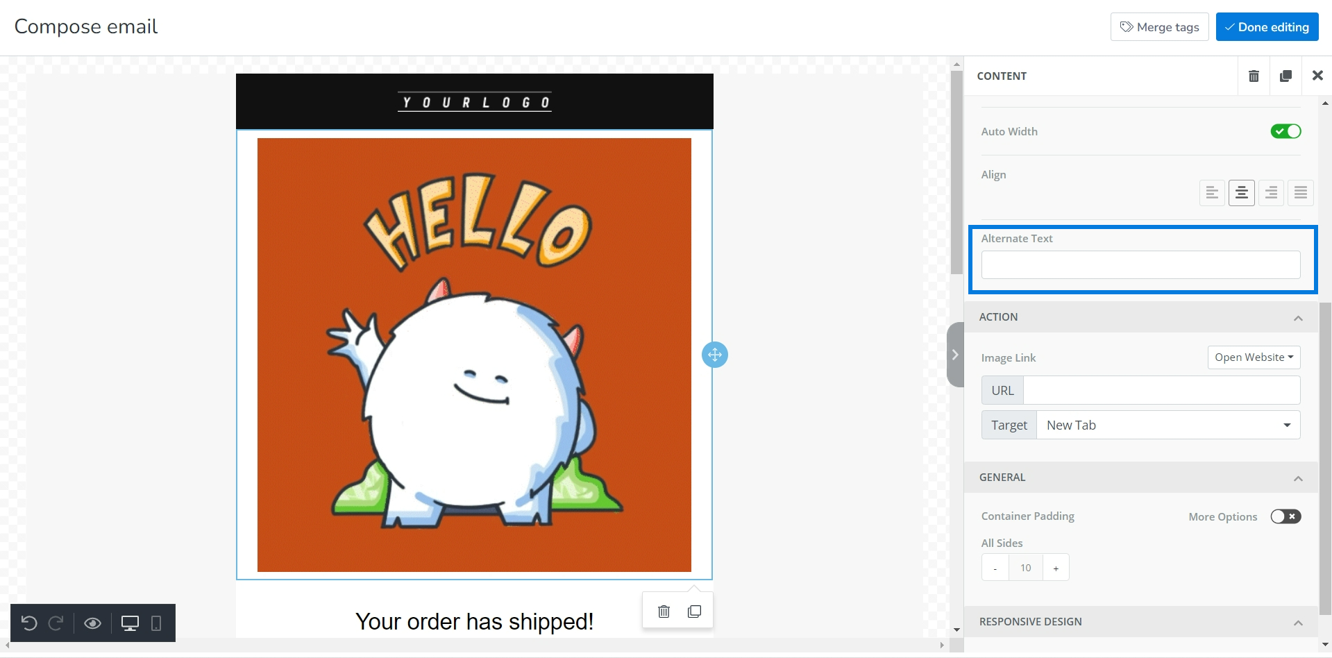 MailBluster Email GIF Alt text