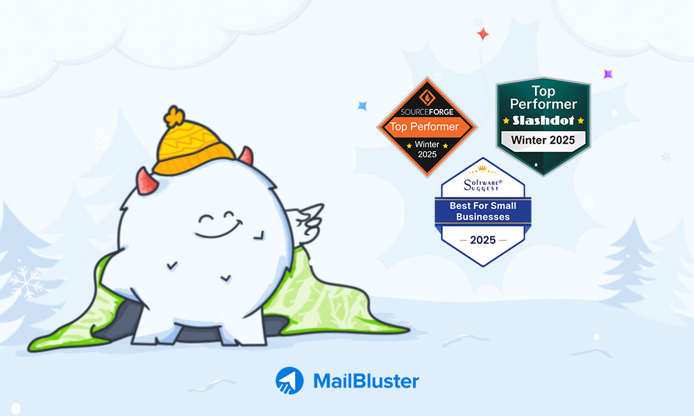 MailBluster Wins the Winter 2025 Top Performer Award: SourceForge, Slashdot & SoftwareSuggest