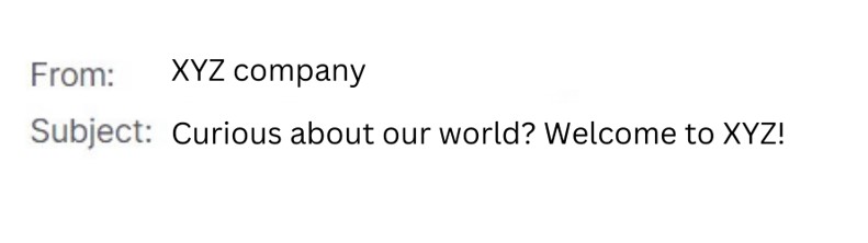 Question-type subject lines.