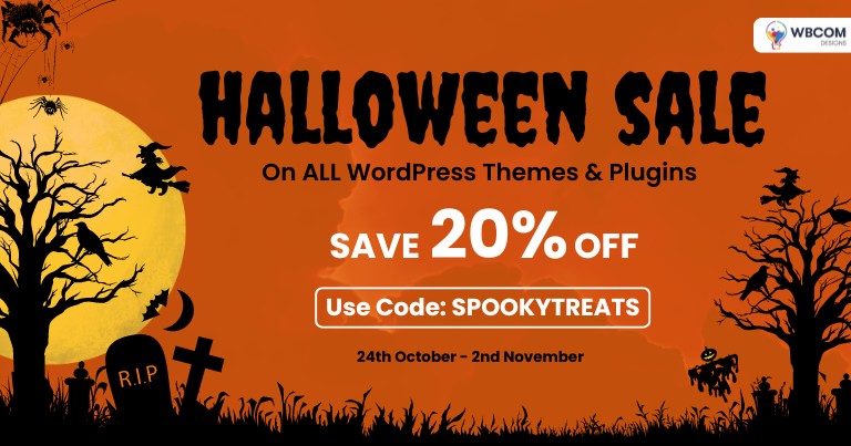Wbcom Themes and Plugins Halloween deals