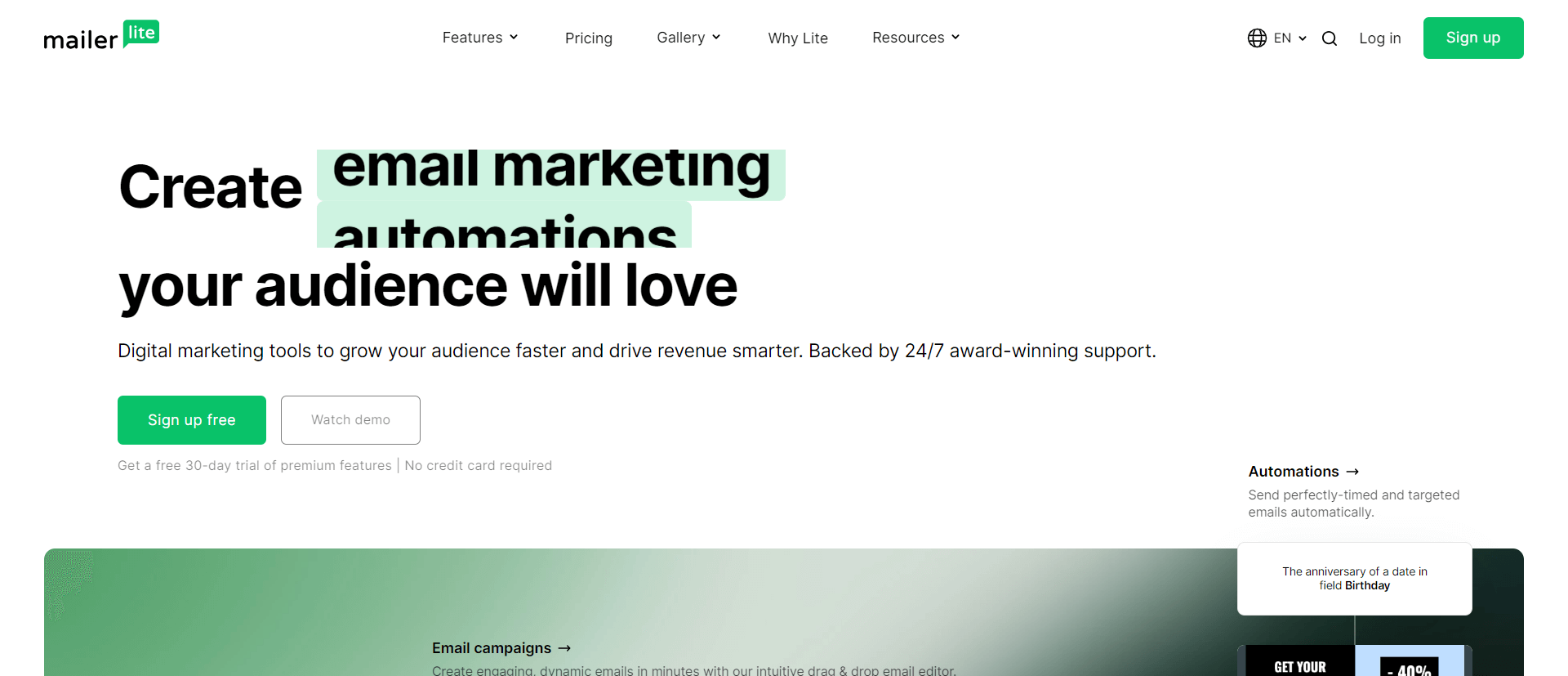 #11 MailerLite is the best email marketing platform for online stores. #11 MailerLite is the best email marketing platform for online stores.