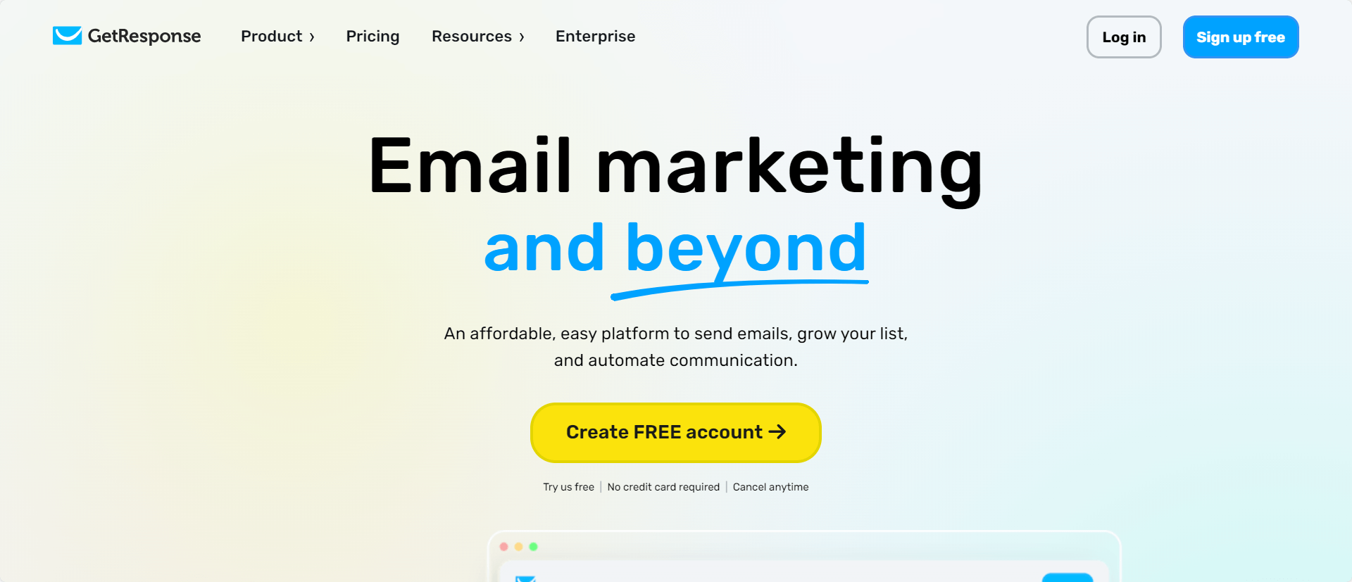 #6 GetResponse Best email marketing software for small business