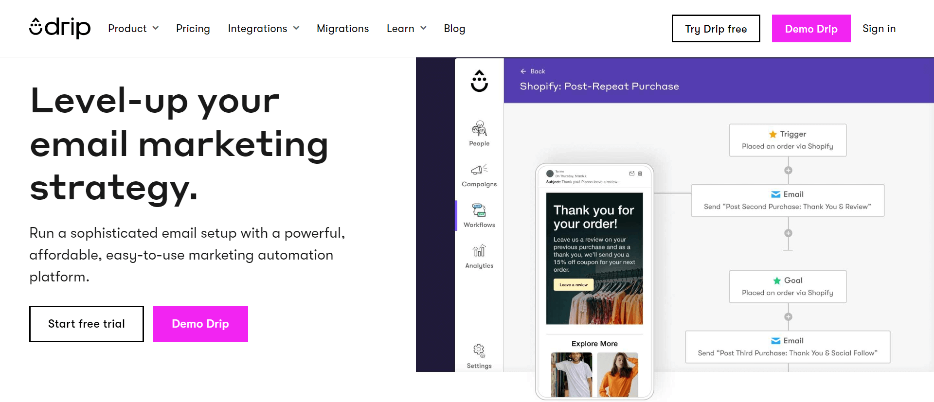 #7 Drip is the best email marketing platform for online stores #7 Drip is the best email marketing platform for online stores