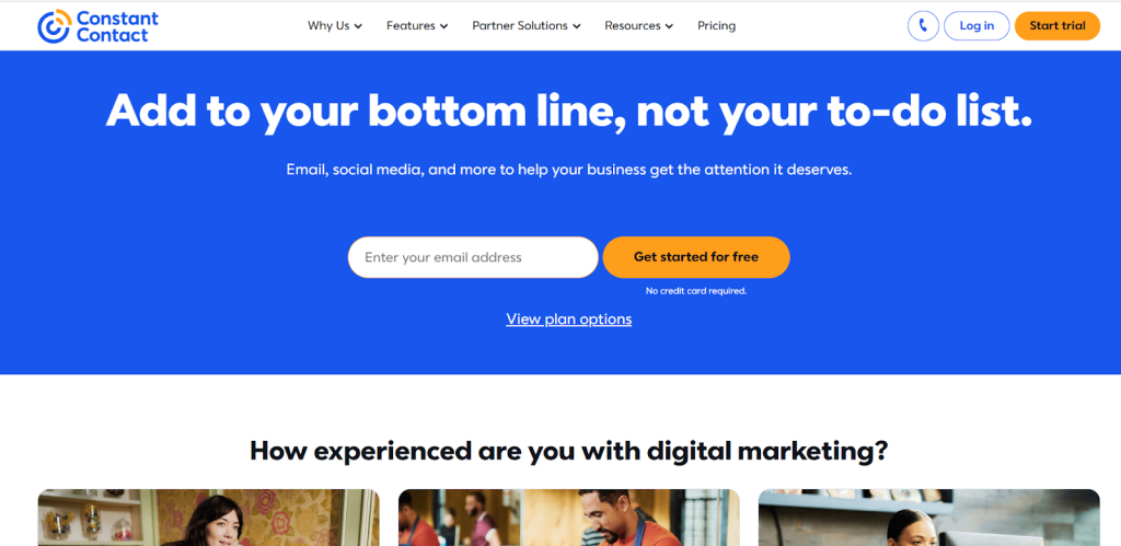 Constant Contact as an agency email marketing.