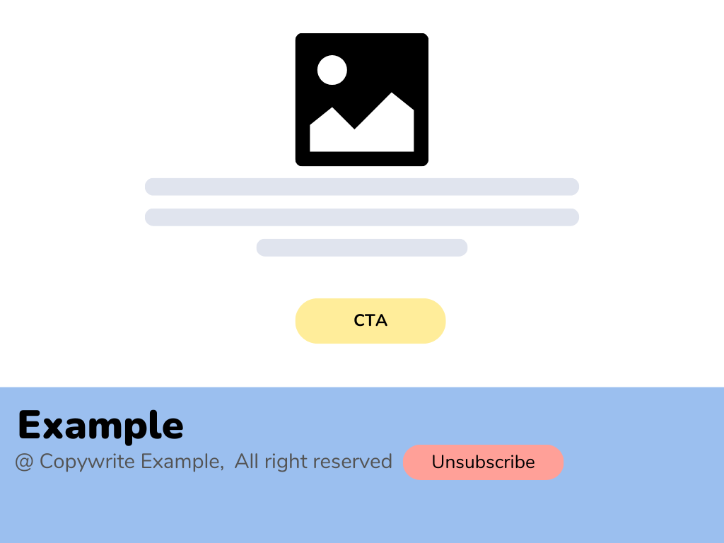 AWS security best practices offering to put an unsubscribe option in the marketing email to avoid being flagged or marked as spam.