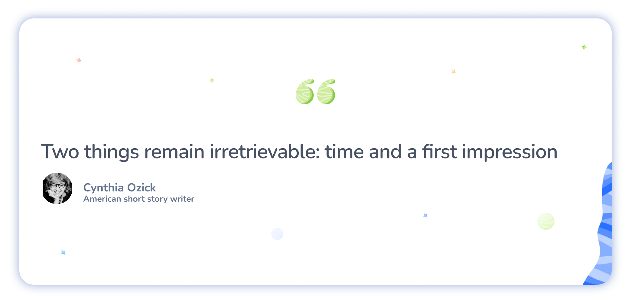 First Impression in Communication