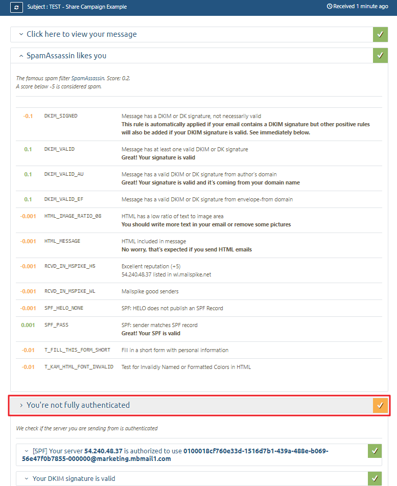Detailed information about DNS MX records